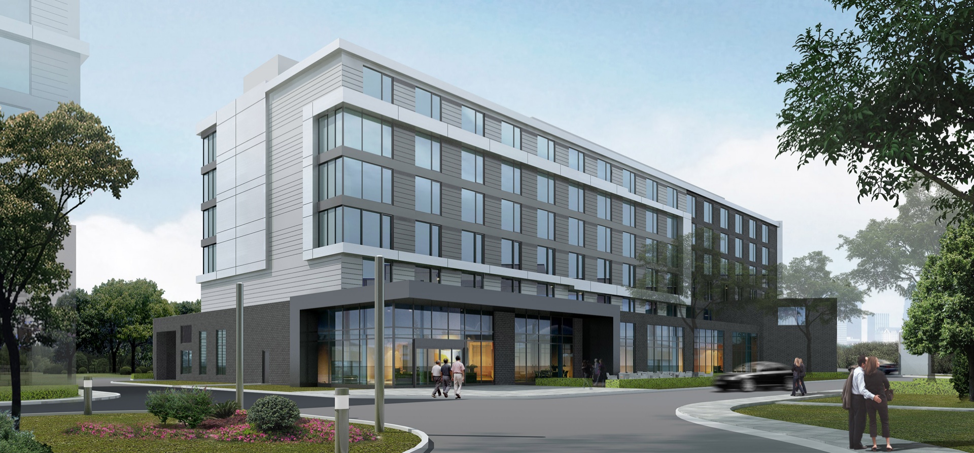 Holiday Inn Express + Staybridge | Architex Group | Montreal-based architectural design firm | Holiday Inn Express + Staybridge | Architectural design firm offering architectural project programming, architectural design & implementation based in Montreal.